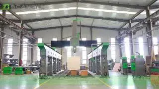 Multifunction 5 axis cnc router machine woodworking machining center ground rail type mold milling