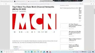 Multi-Channel Network (MCN) overview for YouTube Creators / news