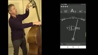 How to Tune a Double Bass Using a Tuner Phone App