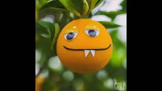 🍊🌳 Orange Fruit Tree Monster: When Citrus Sprouts into Arboreal Wonder! 🌟🌲 #artisticvision #m&uacute;sic