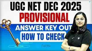 Answer Key Kaise Check kare?✅ | UGC NET Political Science Dec  2025 | By Poorti Ma&rsquo;am