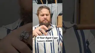 4-Year-Aged Cigar Experience: ASMR in a Luxury Lounge! #luxury #shortvideo