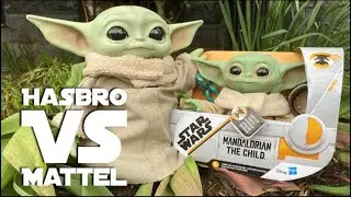 Hasbro The Child Talking Plush VS Mattel  11'' Baby Yoda Star Wars The Mandalorian Toy Review