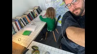 one big writer and one little writer