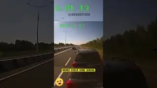 RICH guy tried to BRAKE CHECK the Semi Truck. (Bad decision)