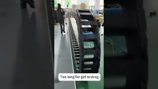 Long stroke unsupported #cablesystem #3dprinting #machine #manufacturing cable drag chain