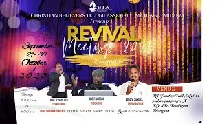 CBTA Telangana Revival Meetings 2025 - Day 3