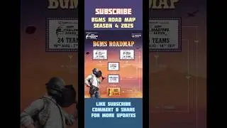 BGMS season 4 road map |league stage to grand finals | #bgms #bgcs #bgmi #jonathan #esports #soul