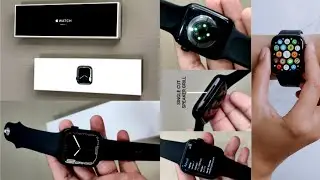 Apple iWatch Series7 Unboxing |Midnight Aluminum Case | Midnight Sport Band | #iwatchseries7 #45mm