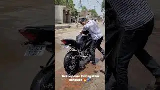 R15v3 akrapovic exhaust full system exhaust 💯✨️🤩 🔥 📛 #support #like #rider #smartphone #moto