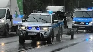 (Weird/Beautifull sirens)Emergency services responding to different calls in Poznan