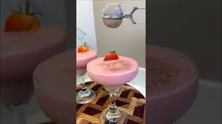 🍓 ARROZ CON LECHE DE FRESA 🍓#postre #postres #recetas #cocina #food #shorts