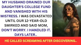 My Husband Stole Our Daughter's College Fund for His Mistress—Then My 12-Year-Old Outsmarted Him