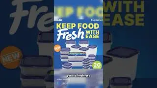 OROCAN CucinaUno FRESH FOOD STORAGE 20 PIECE SET