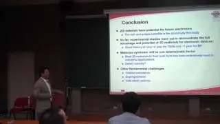 Yu-Min Lin, 2D Materials for Electronics: Prospects and challenges Part III