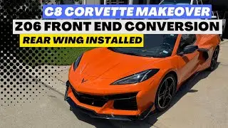 C8 Corvette Makeover: Installing a Z06 Front Bumper & Wing Like a Pro