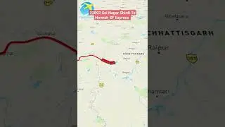 22893 Sai Nagar Shirdi To Howrah SF Express #shorts #shirdi #howrah