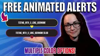 ANIMATED STREAM ALERTS 🔥 | Multiple Colors | FREE Download & Tutorial