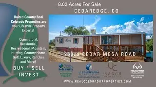 26069 Cedar Mesa Rd on 8.92 acres for sale in Cedaredge CO