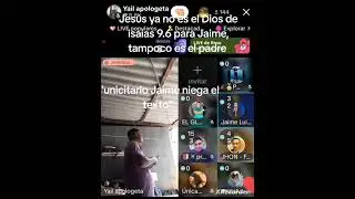 De nuevo Jaime confiesa que ese padre de isaias 9.6 no sube a su padre.. Jes&uacute;s no es el padre