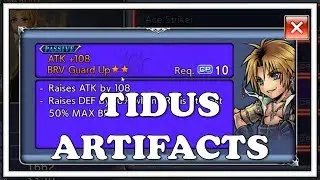 Tidus Artifact Passives - Dissidia Final Fantasy Opera Omnia