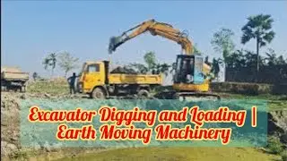 Excavator Digging and Loading | Earth Moving Machinery