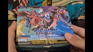 Digimon Card Game 1.5 Booster Box Unboxing
