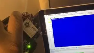 Tilt test using the Memsic MX2125 Dual-Axis accelerometer