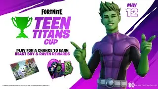 HOW TO GET OR UNLOCK BEAST BOY SKIN FORTNITE - TEEN TITANS CUP