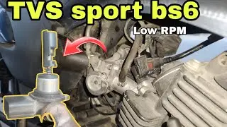 How to start TVS sport bs6 e20 starting and loading problem/Power light is on when bike accelerat...