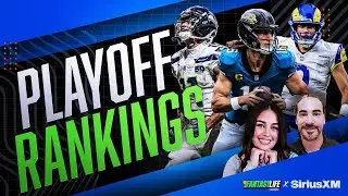 Playoff Fantasy Rankings, NFL News, and Guilloteenie Draft Breakdown!