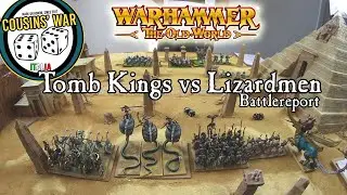 BattleReport: TOMB KINGS vs LIZARDMEN - Warhammer THE OLD WORLD (ITA)