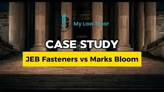 JEB Fasteners v Marks Bloom 1983 | Case Study | UK Contract Law | My Law Tutor