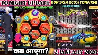 EVO GUN EXCHANGE TOKENS EVENT 😱 | FREE FIRE NEW EVENT | FF NEW EVENT | NEXT EVO VAULT JANUARY 2026