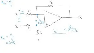 3 10 Input Resistance of a Differential Amplifier