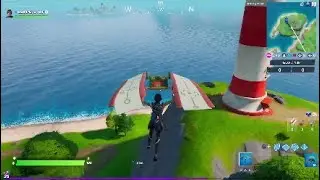 Fortnite forge In slurp challenge #2( Dance by a lighthouse, compact car and a weather station)