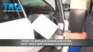 Как заменить салонный фильтр в Jeep Grand Cherokee L 2021-2023 годов