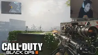 FIRST GAME ON!! (Black Ops 3 Sniper/Trickshot Gameplay)