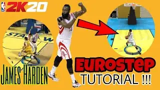 NBA2K20 MOBILE EUROSTEP TUTORIAL - How to eurostep -  Easy
