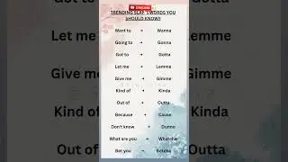 Trending Slang words you should know#new #englishvocabmastery#easyenglisheveryday #spokenenglish