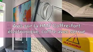 Avis sur la HMF Coffre-fort &eacute;lectronique, coffre avec serrure &agrave; clavier num&eacute;rique | 31 x 20 x 20 cm