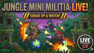 ​🔴 LIVE: Playing with SUBSCRIBERS! 🎮 Mini Militia Custom Rooms #minimilitia