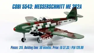 [COBI 5543] Messerschmitt Me 262A review & speed build