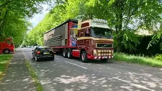 BEN DEVEYS DODGEM LOAD ARRIVING IN BODMIN FAIR PARK