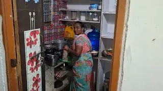 రాత్రి పని నుండి వస్తూ బావా...కోడి సాలితీలు+కూరగాయలు తీసుకొచ్చాడు ఒప్పుకున్న పని అయిపోయింది