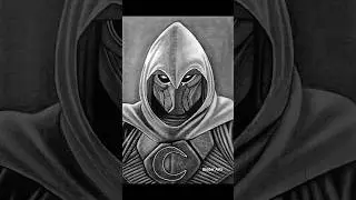 Moon Knight Drawing #moonknight #portraitdrawing #artwork #sketch #shorts