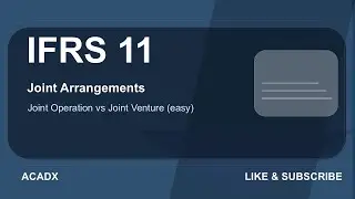 IFRS 11 Quick Guide | Joint Venture (Equity Method) vs Joint Operation
