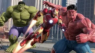 Marvel fight scene ll hulk fight ll spider man fight ll iron man fight ll captain america fight