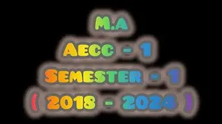 PPU PG MA/MSc/MCOM AECC-1 SEM-1 2018-24 ALL PAPERS PYQ #ppu#pgsem1#pyq#pg#exam#ppuexam#aecc1#sem1#ma