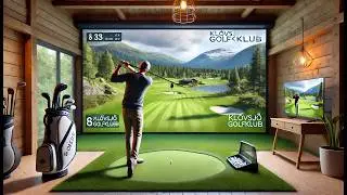 The Ultimate Backyard Golf Simulator Experience ★ Klovsjo Golfklubb ★ GSPro & Garmin Approach R10!